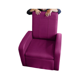 little girl chair with ottoman