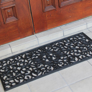 First Impression Brayan Grill Rubber Indoor/Outdoor Doormat