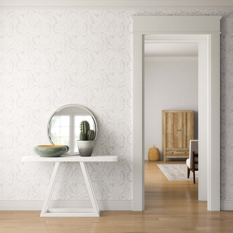 Mistana Abigail 32 7 X 20 5 Faded Damask Wallpaper Roll Reviews Wayfair Wall, texture, grey, backgrounds, background, pattern, detail. abigail 32 7 x 20 5 faded damask wallpaper roll