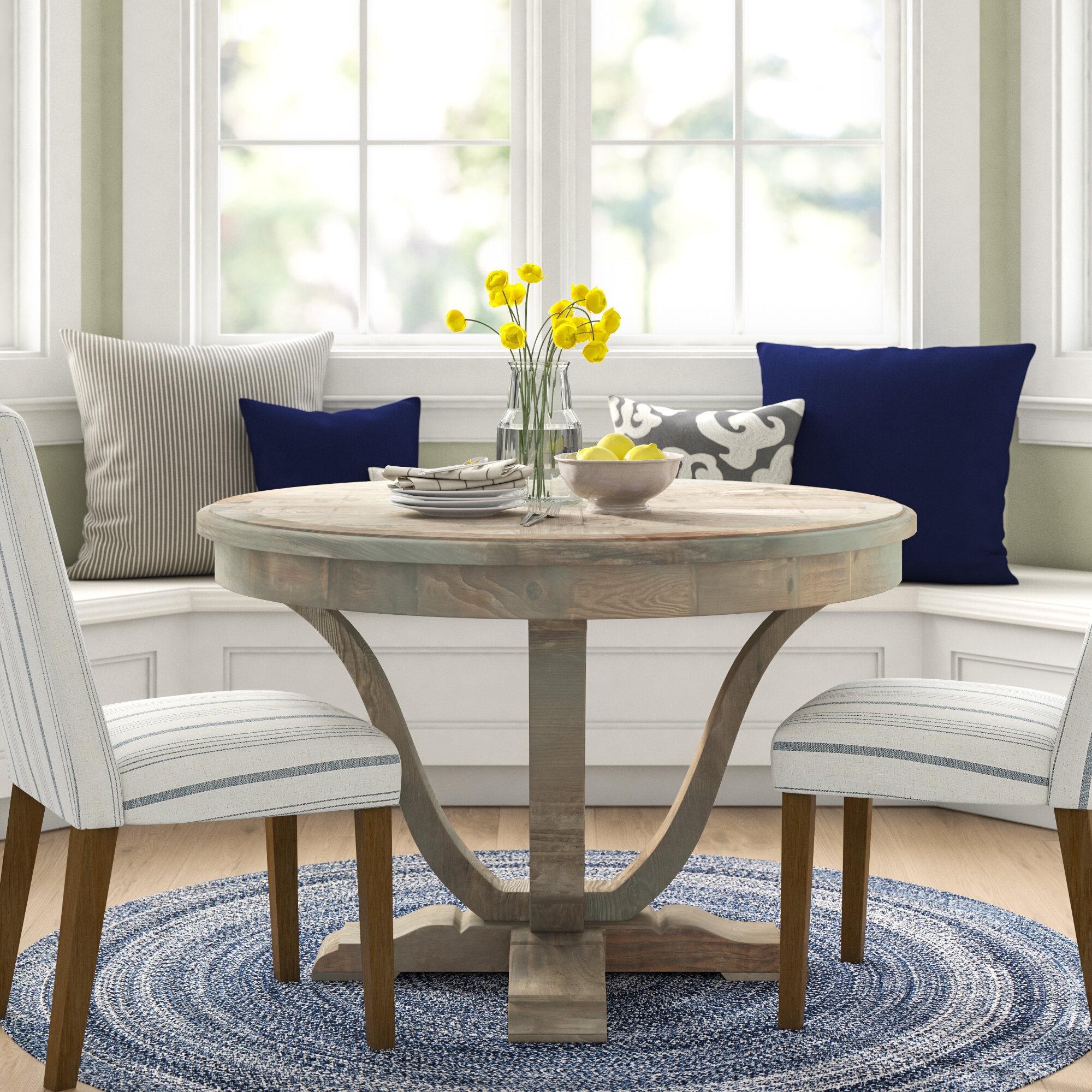 Newland Solid Wood Dining Table Reviews Birch Lane