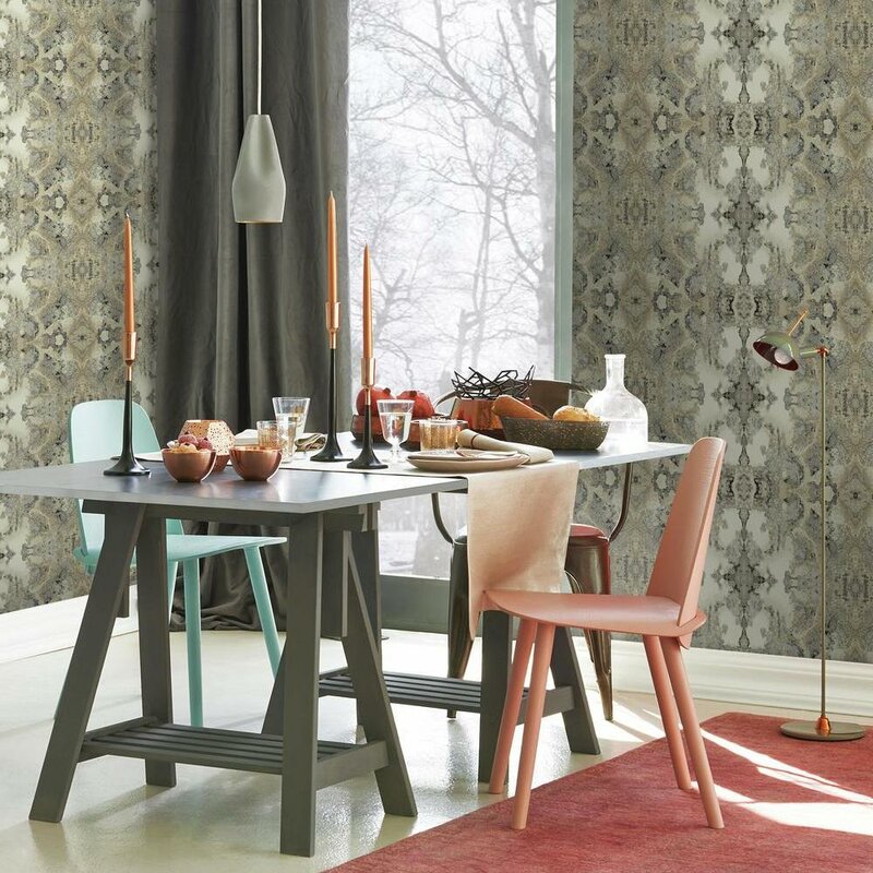 Willa Arlo Interiors Candice Olson 27 X 27 Abstract Wallpaper Reviews Wayfair