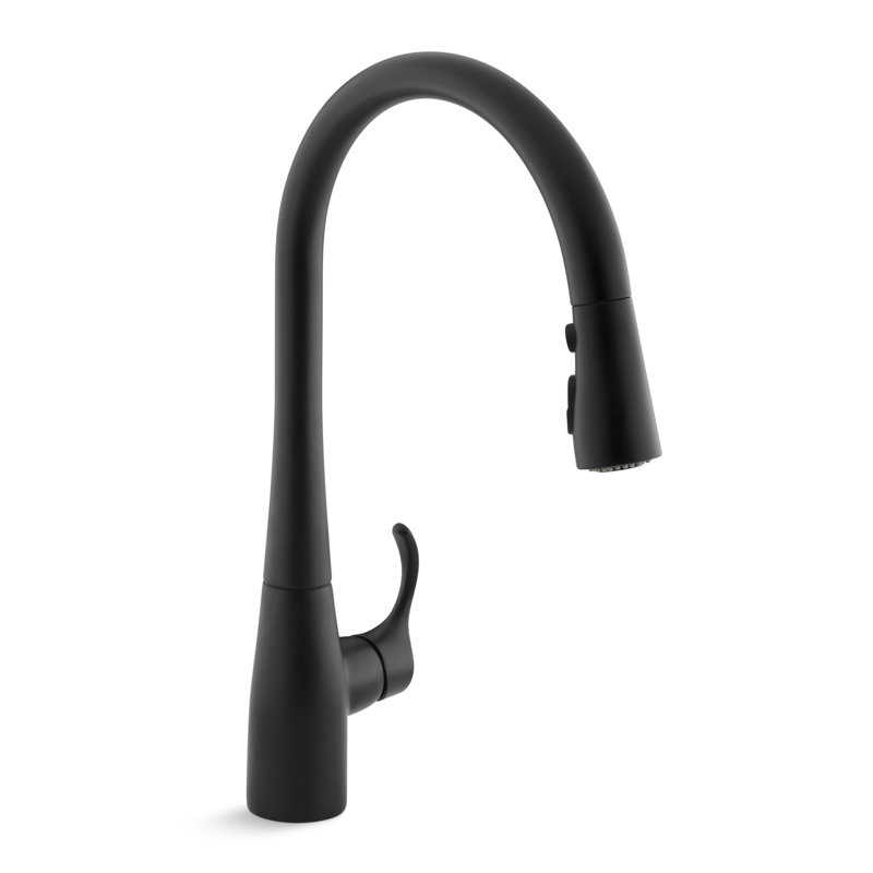 K 596 Vs Cp Bl Kohler Simplice Pull Down Single Handle Kitchen