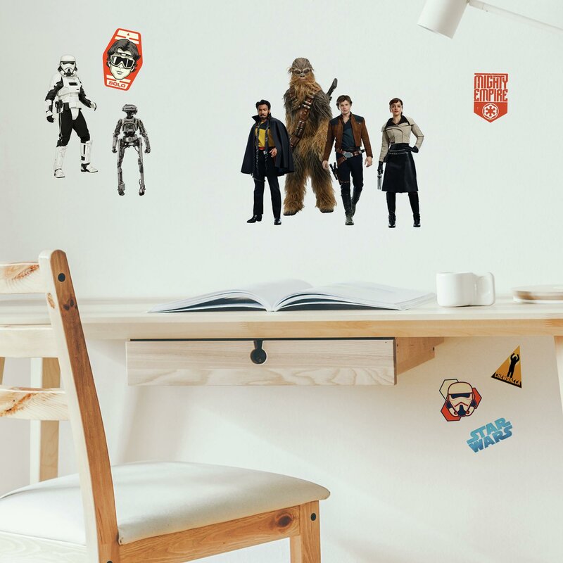 Room Mates Star Wars Han Solo 24 Piece Wall Decal Set Wayfair