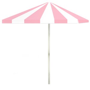 Ice Cream Parlour 8' X 6' Rectangular Market Umbrella