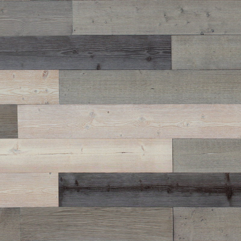 E Joy 5 X 46 5 Reclaimed Peel And Stick Engineered Wood Wall