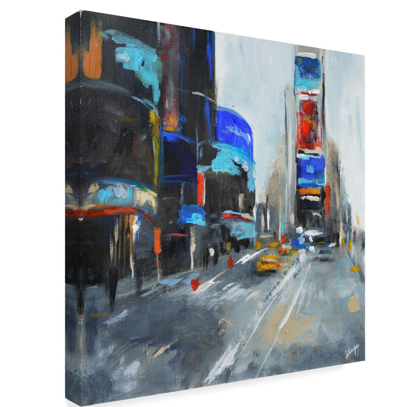 Winston Porter Times Square New York Acrylic Painting Print On