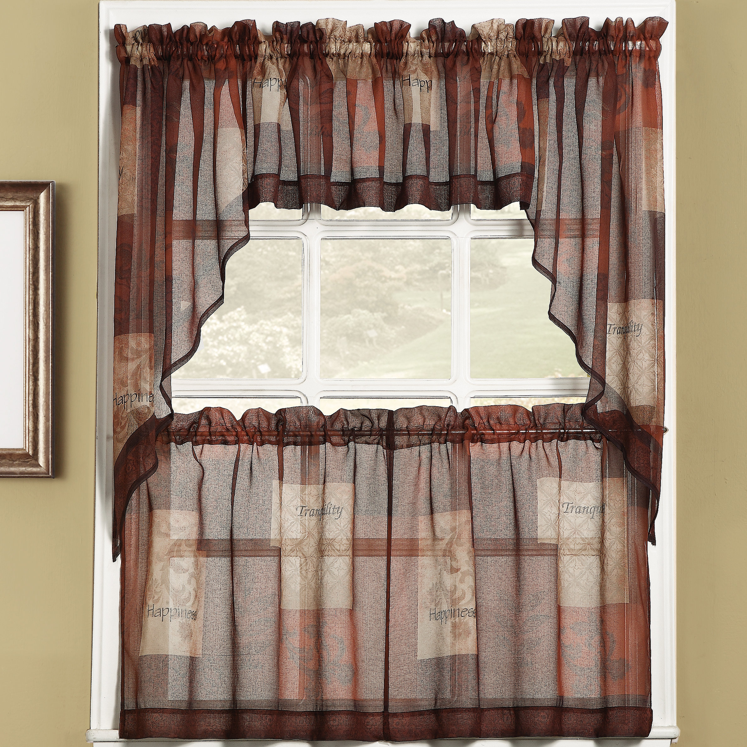 Winston Porter Bigelow 56 Cafe Curtain Reviews Wayfair