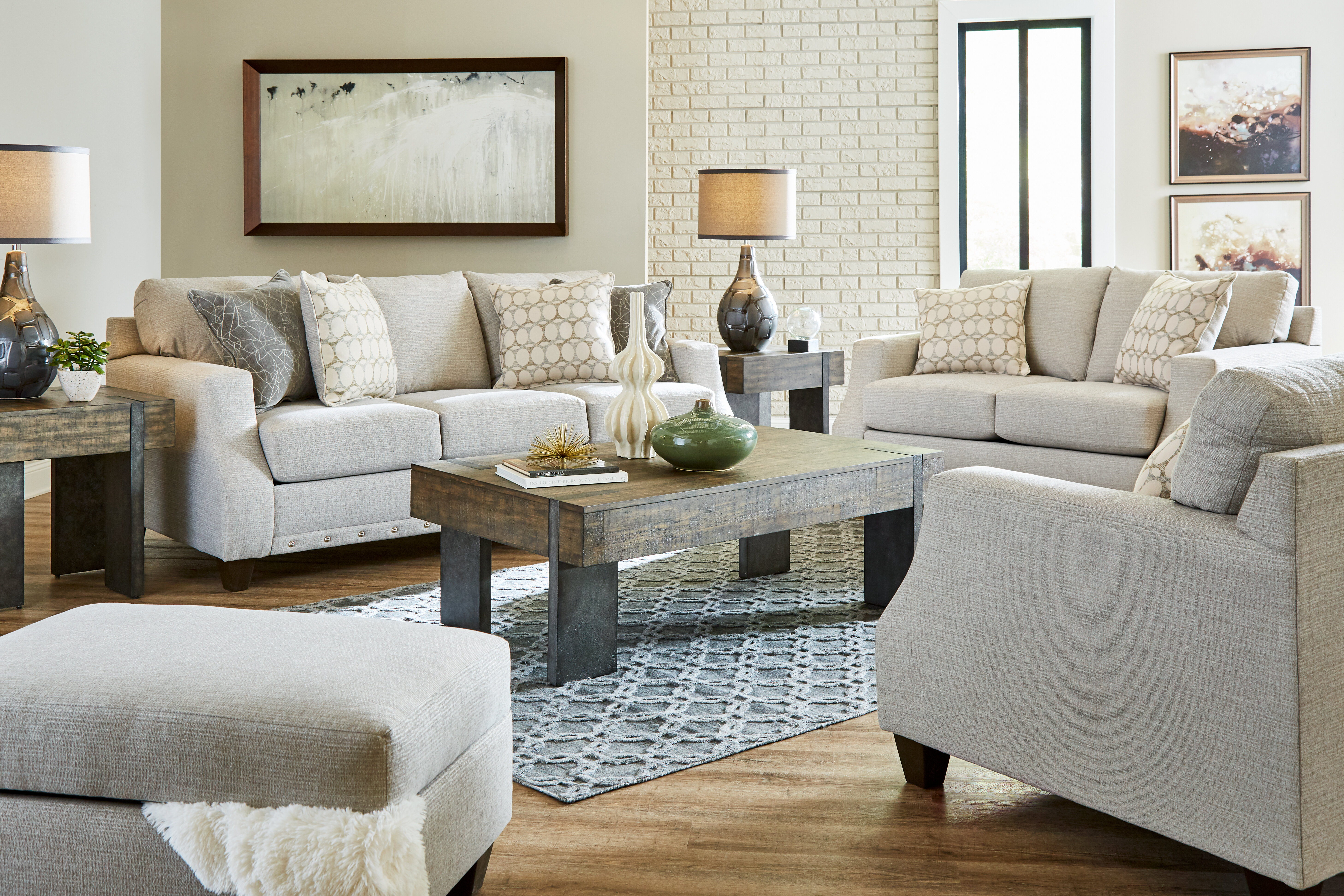 Ebern Designs Boise Sleeper Configurable Living Room Set Wayfair
