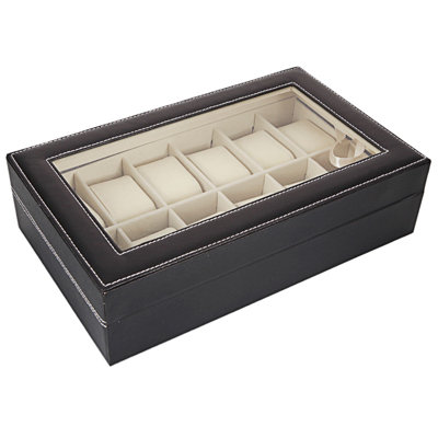 12 Compartments Watch Box Rebrilliant