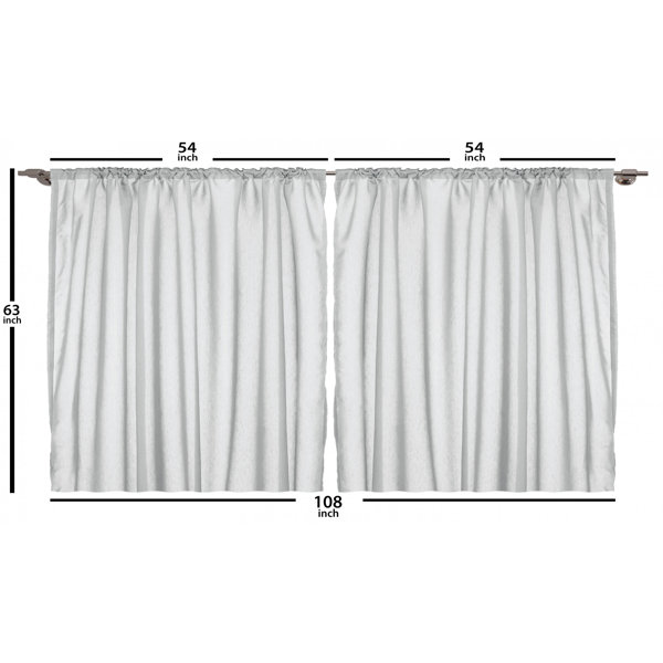 Curtains 108 Inches Long Wayfair Ca