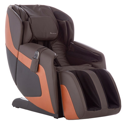 Human Touch Sana SL Track Reclining Adjustable Width Heated Full Body Massage Chair Human Touch Upholstery Color Espresso Faux Leather