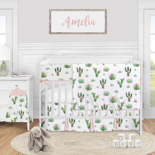 cactus crib bedding set boy