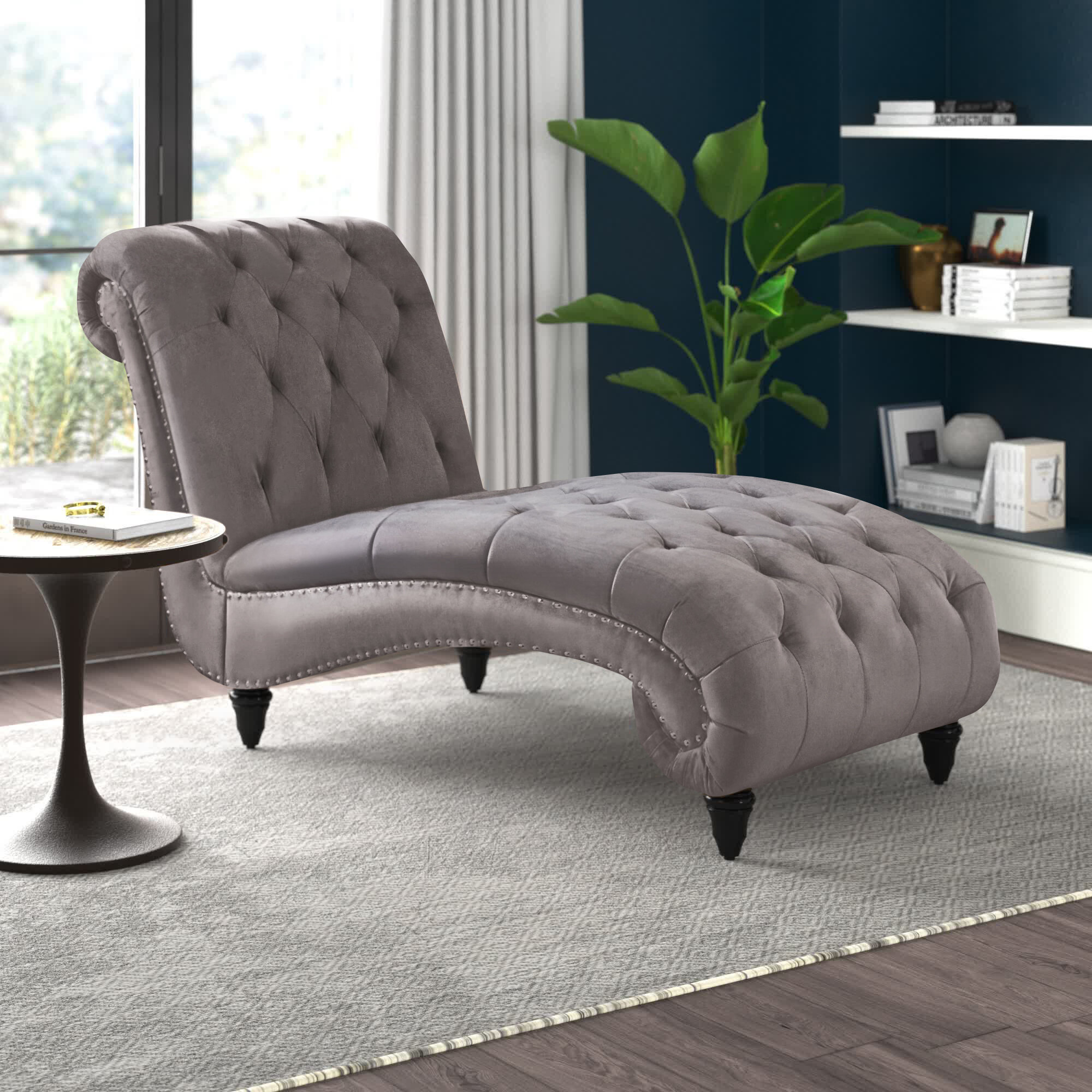 chaise chair grey