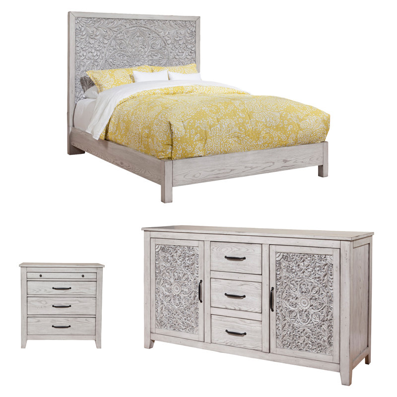 Feminine French Country Orellana Standard Configurable Bedroom Set
