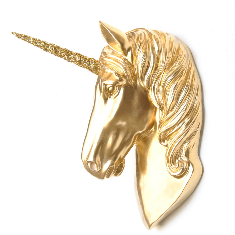 Harriet Bee Unicorn Head Wall Decor Wayfair