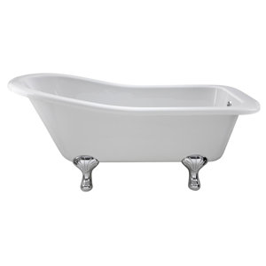Premier 170 cm x 73 cm Freistehende Badewanne Ke..