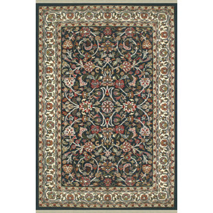 Home Clics Trellis Rugs Wayfair American Home Clic Kashan Navy Ivory Area Rug