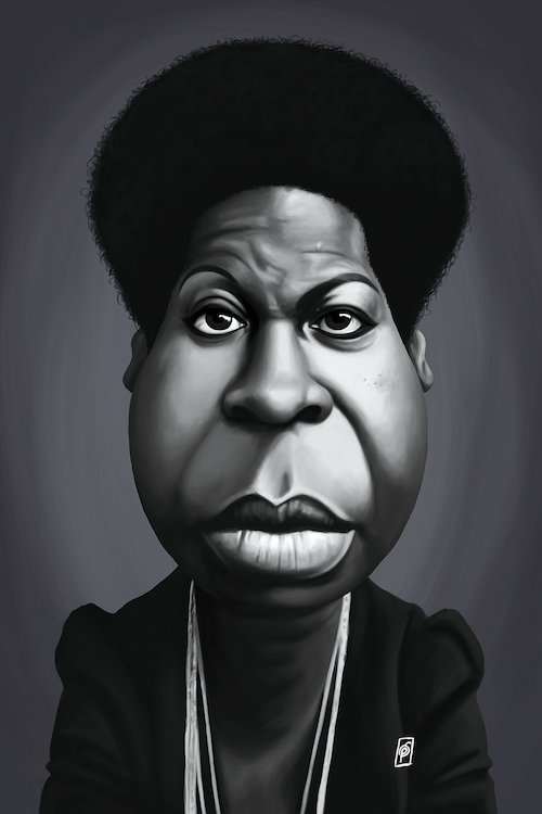East Urban Home Vintage Celebrity Sunday Series Nina Simone
