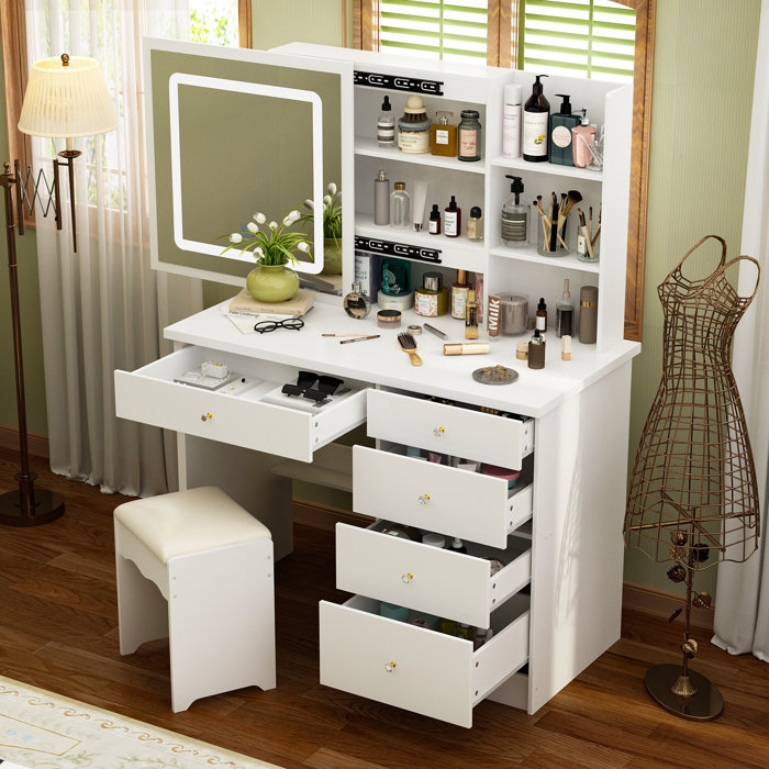 Latitude Run® Nafni Vanity & Reviews | Wayfair