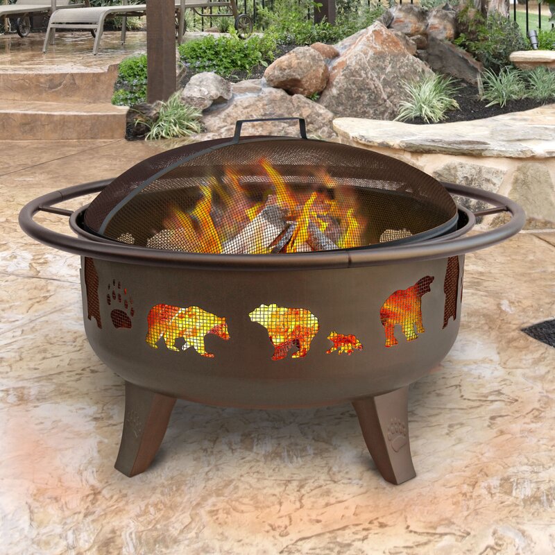 Landmann Firedance Bear Steel Fire Pit Reviews Wayfair