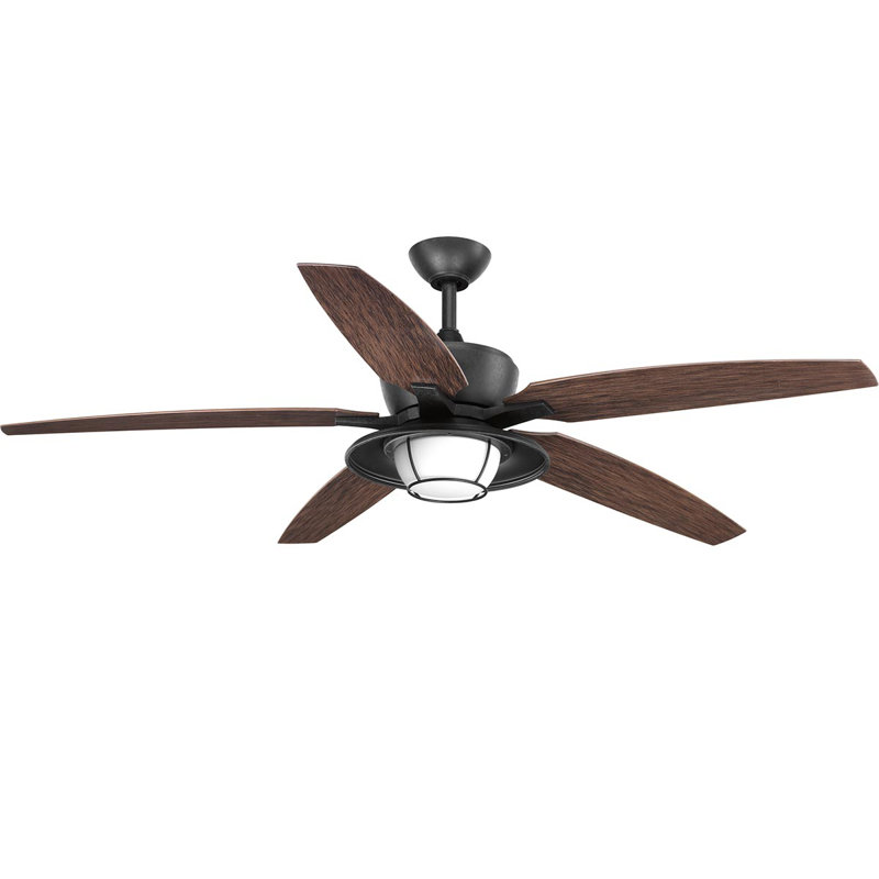 Breakwater Bay 60 Milmont 5 Blade Outdoor Led Ceiling Fan With