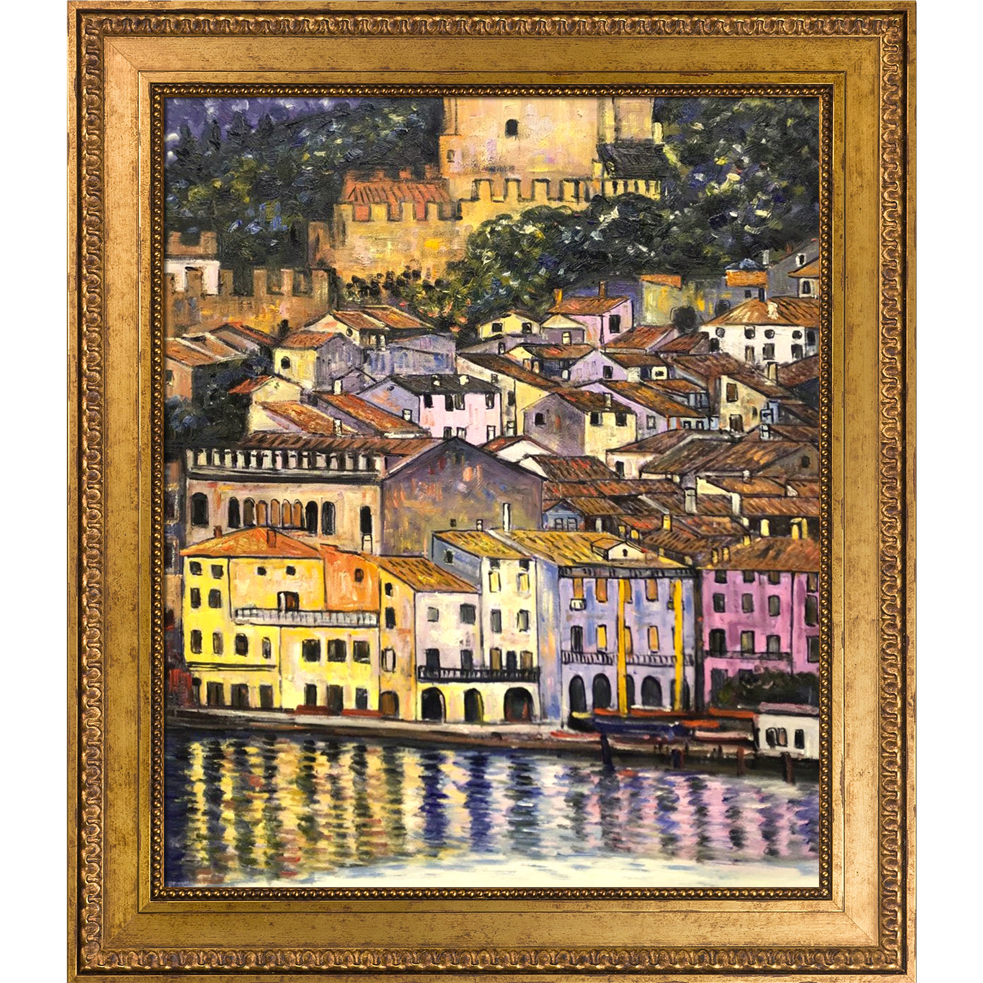 Gustav Klimt paintings posters FINE ART PRINT European art Impressionist art painting reproduction paintings Malcesine on lake Garda