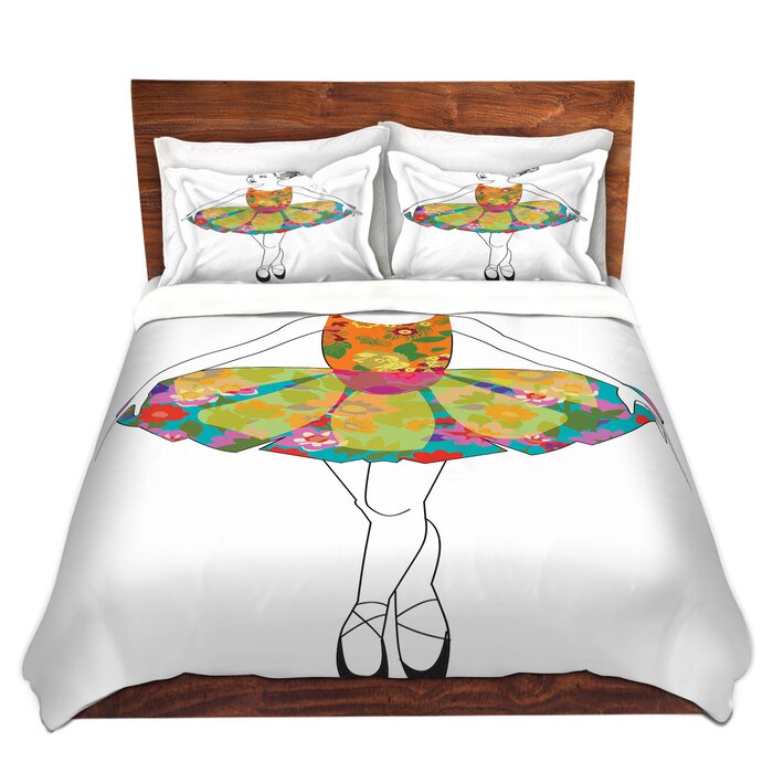 East Urban Home Ballerina Clean Duvet Cover Set Wayfair