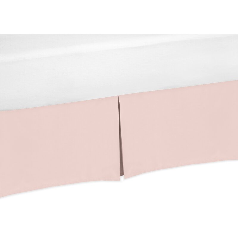 blush pink crib skirt