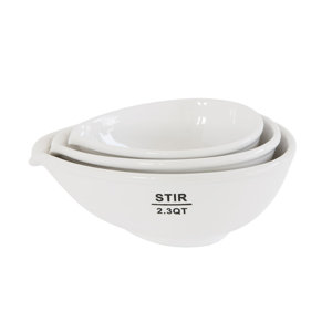Urban Homestead 3 Piece Stoneware Mixing Bowl Set