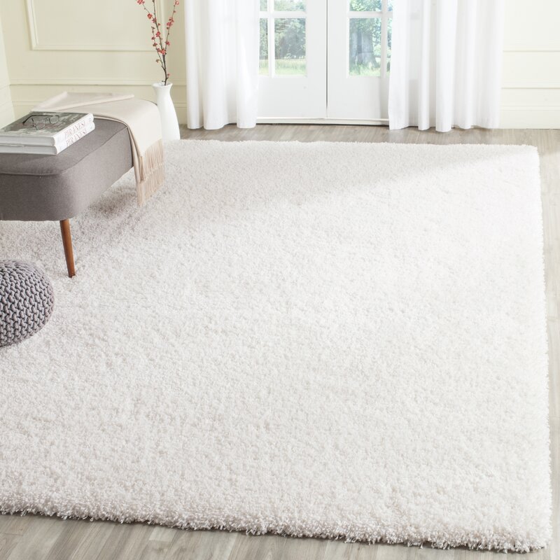 white area rug
