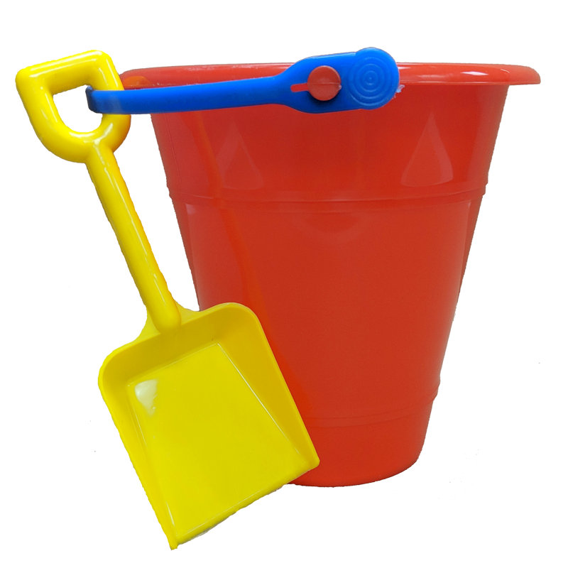 red sand pail