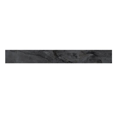 Black bullnose tile trim