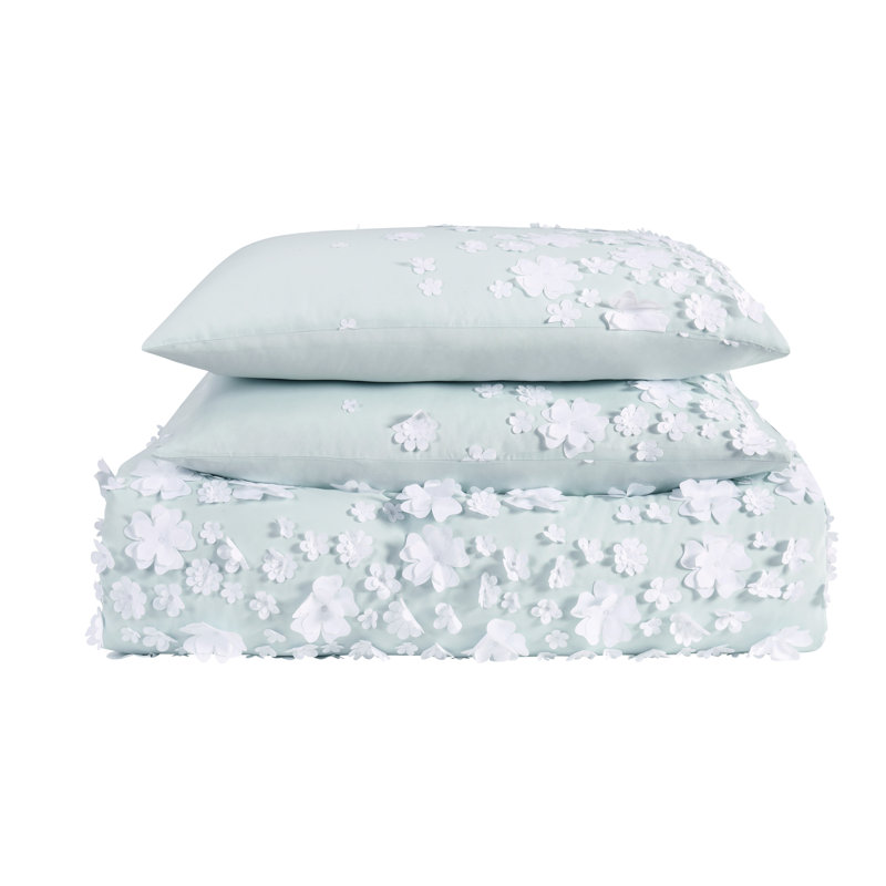 Christian Siriano Confetti Flowers Reversible Comforter Set
