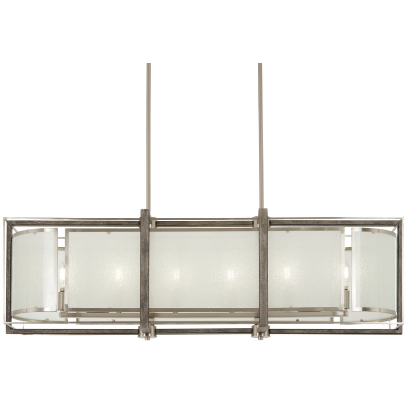 George Oliver Zaleski 6 - Light Kitchen Island Linear ...