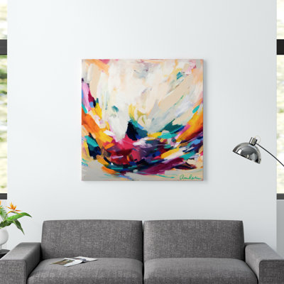 New Beginnings by Amira Rahim - Print on Canvas 48x46