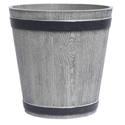 Fiberglass Barrel Planter Happy Planter