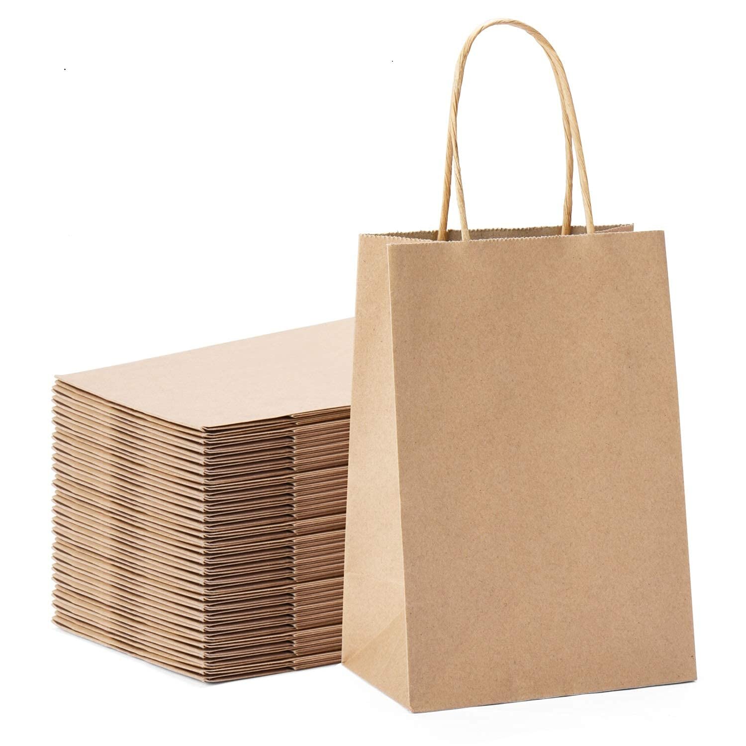 brown paper trash bolsas