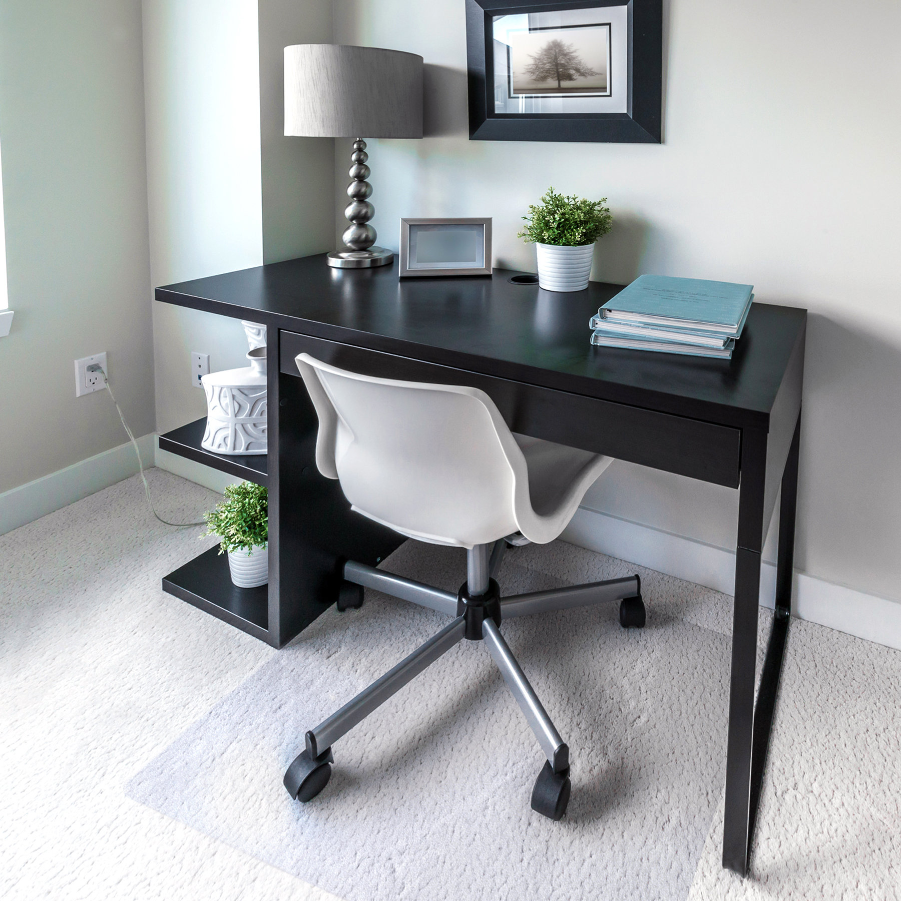 Floortex High Pile Carpet Straight Rectangular Chair Mat Reviews Floortex High Pile Carpet Straight