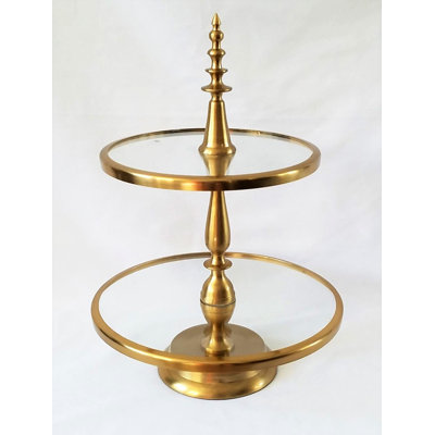 Genualdi Glass Tiered Stand