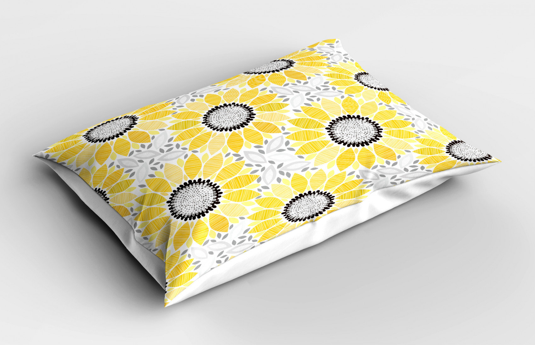 East Urban Home Ambesonne Yellow Pillow Sham Colourful