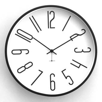 Latitude Run Artistic Psyched Up Abstract Metal Wall Clock
