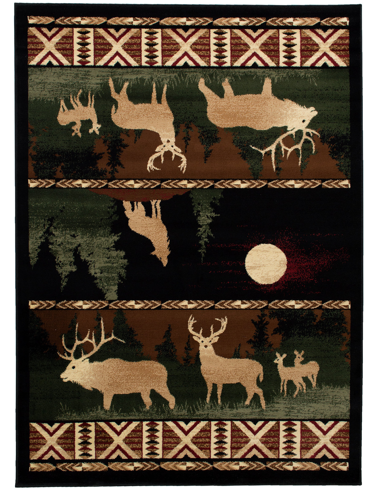 Loon Peak® Allport High-Quality Woven Ultra-Soft Southwest Wilderness ...