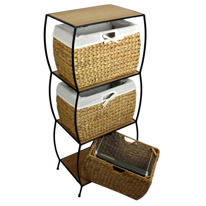 Pangaea Seagrass Basket Storage Pangaea 3 Drawer Vertical Filing