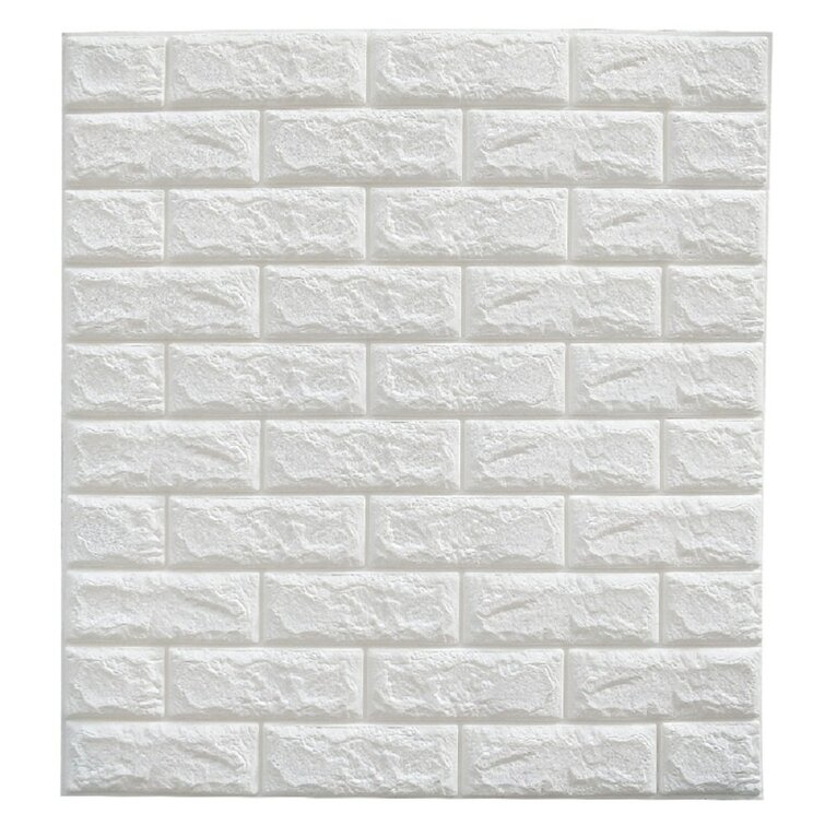 Textured White Exterior Wall 8" X 5.5"  2 Pack