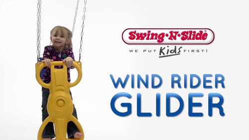 Wind Rider Glider Swing With Chains And Hooks