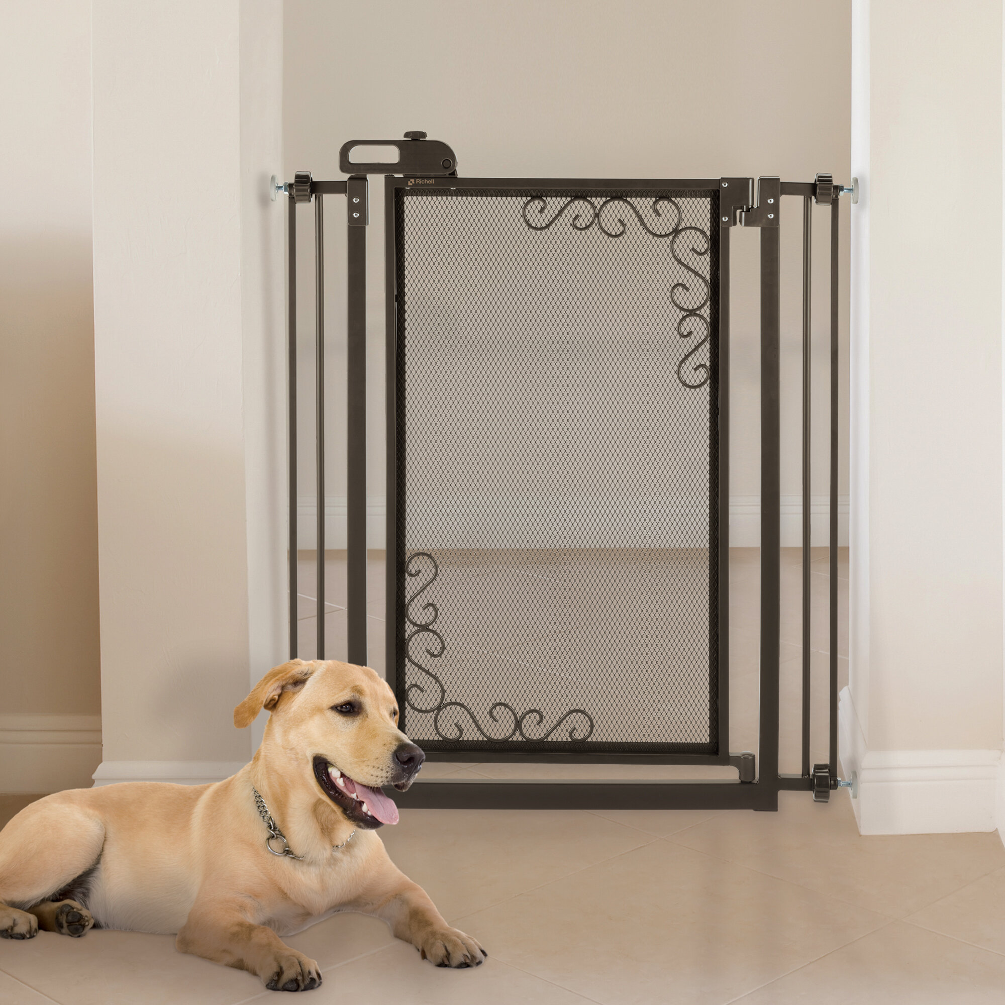 hardware mounted pet gate