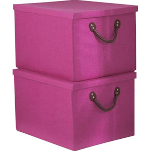 2-tlg. Aufbewahrungsbox Inishcoo aus Textil von ..