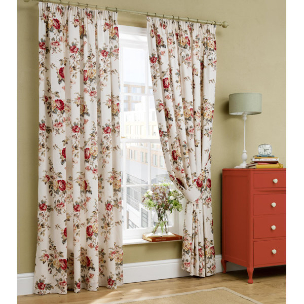 Rose Gold Curtains Wayfair Co Uk Nautica curtains vintage rose gold floral 2 panels pair. rose gold curtains