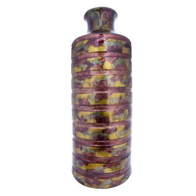 Bloomsbury Market Radegonde Ceramic Foiled And Lacquered Floor Vase Wayfair