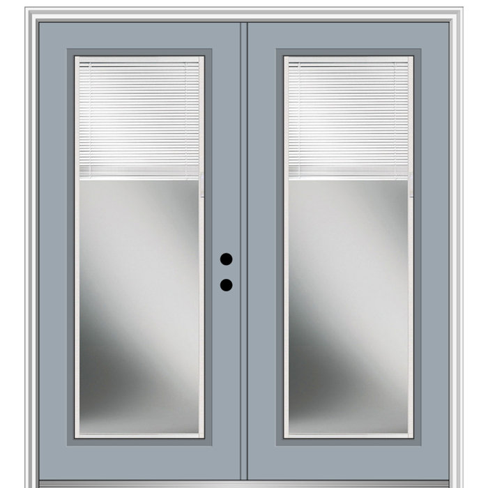 Verona Home Design Fibreglass Smooth Full Lite Internal Blinds